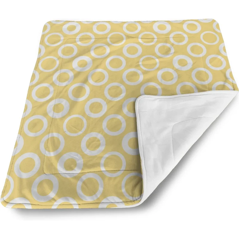 Sablio Deka pre bábätko Biele korunky na žlté 60375053
