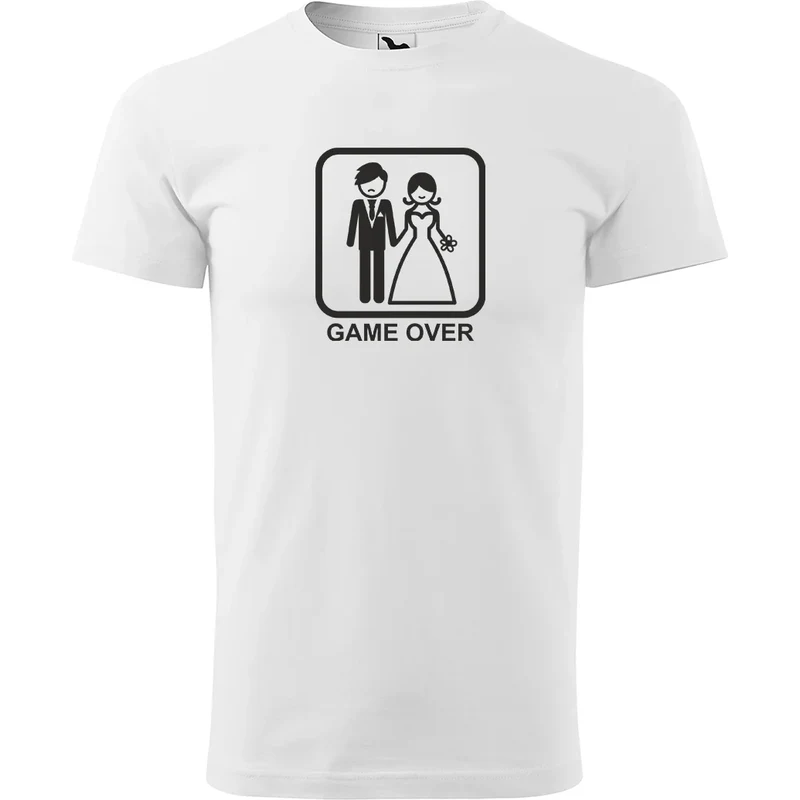 Sablio Tričko s potlačou GAME OVER 65109459