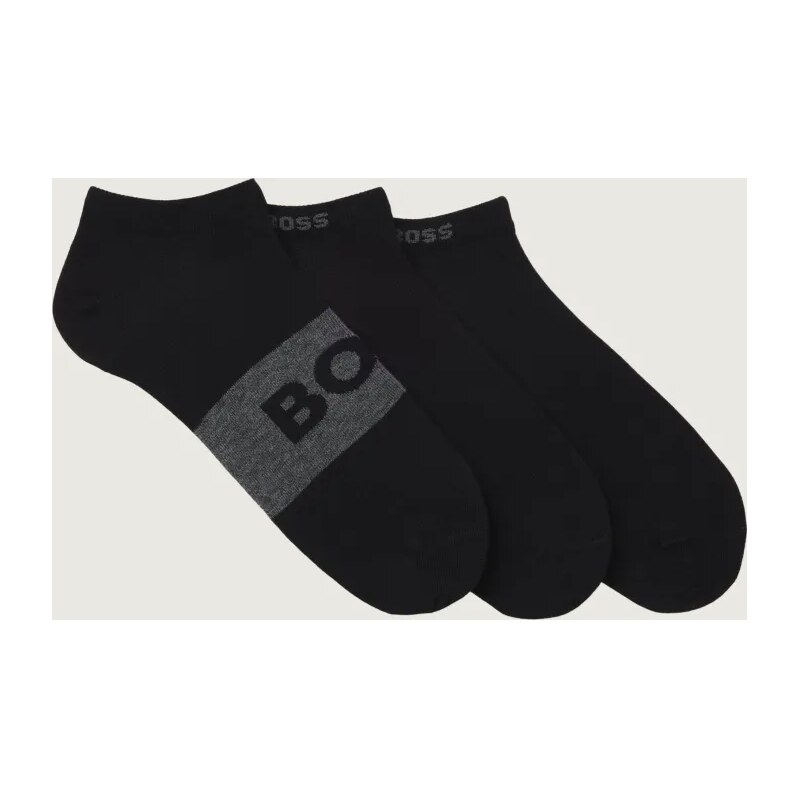 BOSS BLACK Ponožky/nízke ponožky 3 bal. AS Logo CC 66516185