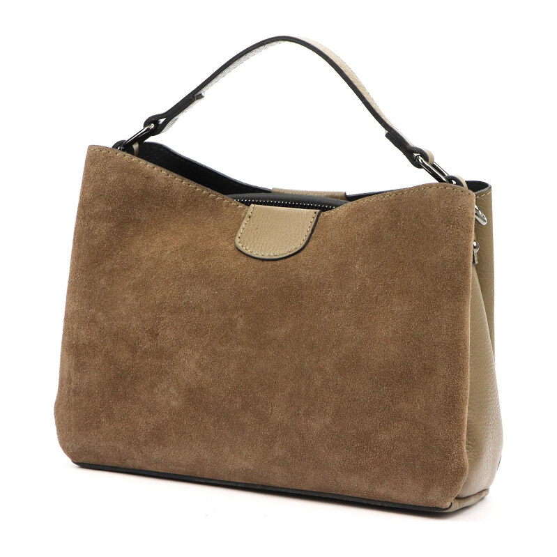 Kožená kabelka Luka béžová KZ2259641 66522726