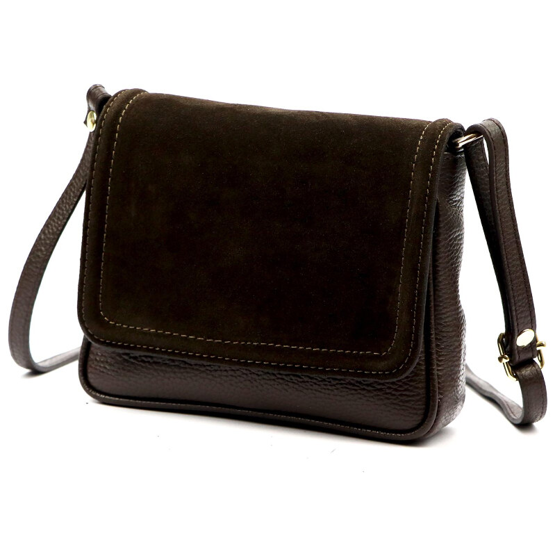 Kožená kabelka Luka hnedá KZ2259623 66522727