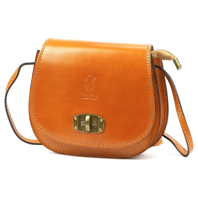 Kožená kabelka Gregorio hnedá KZ2233432 66522737