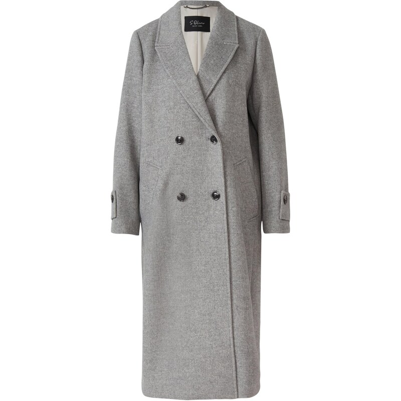 s.Oliver Prechodný kabát sivá melírovaná 66528683