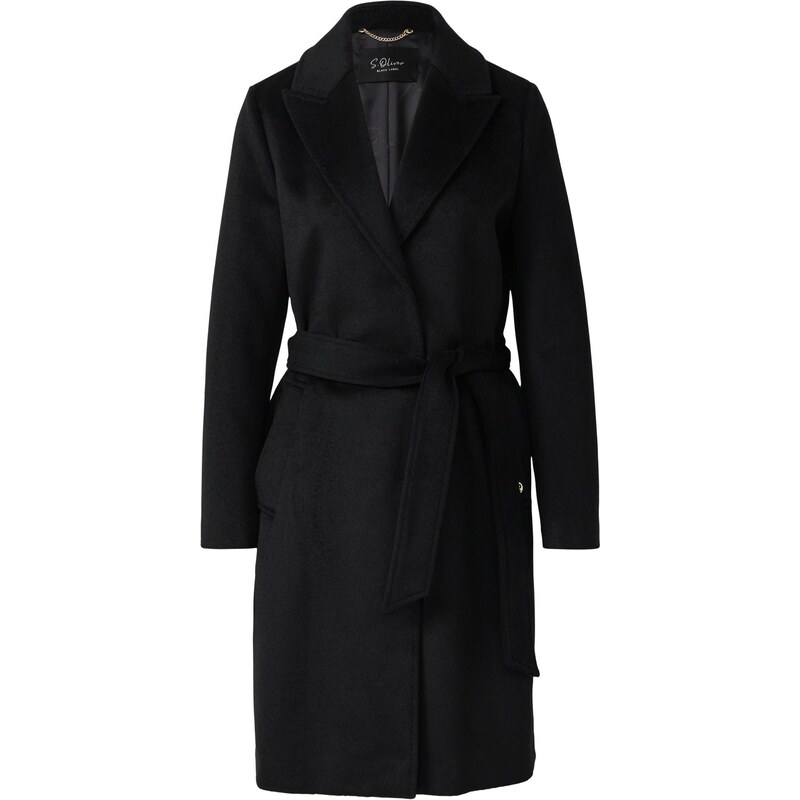 s.Oliver BLACK LABEL Prechodný kabát čierna 66528685