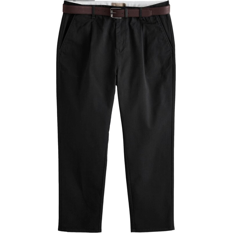 Next Plisované nohavice čierna 66528697