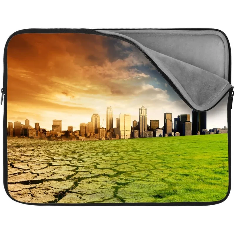 Sablio Obal na notebook Vyprahnutá zem pred mrakodrapmi 65426527