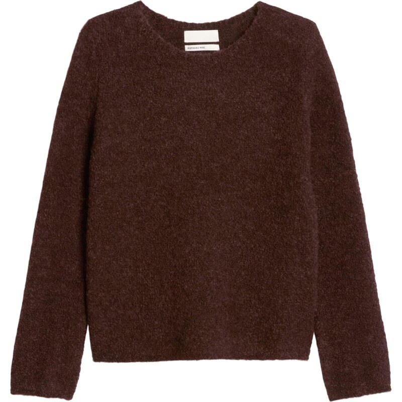 Marc OPolo Sveter Bouclé tmavočervená 66528679