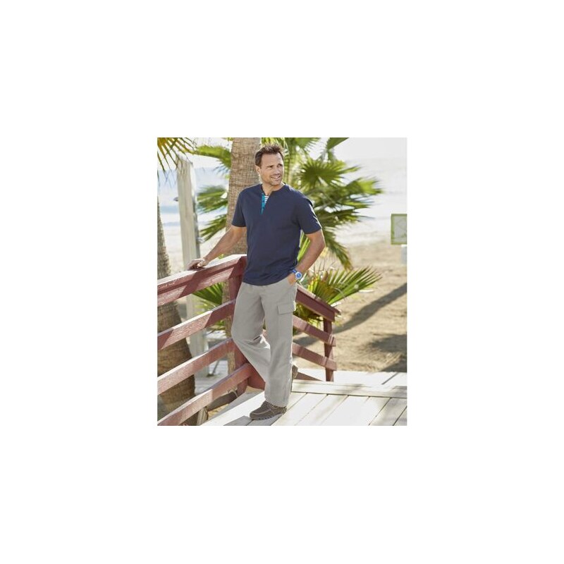 Plátenné kapsáčové nohavice Freedom Atlas For Men Sivá 50759300