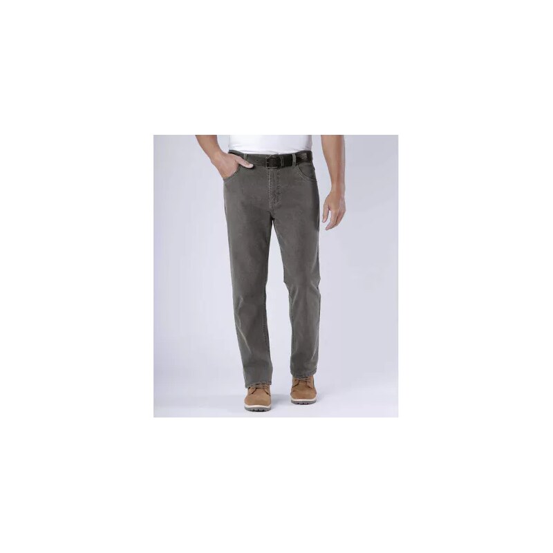 Sivé strečové rifle Regular Atlas For Men Sivá 53918691