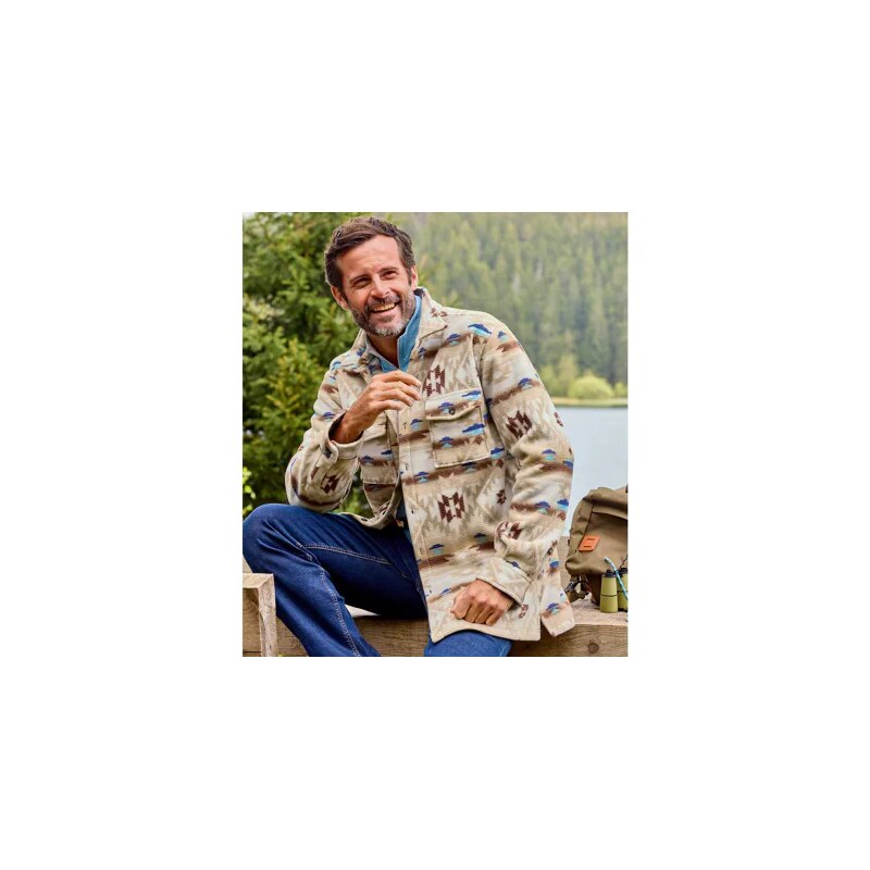 Flísová vrchná košeľa Navaho Atlas For Men So vzorom 65474739