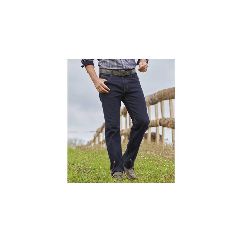 Tmavomodré strečové rifle Atlas For Men Modrá 49154745