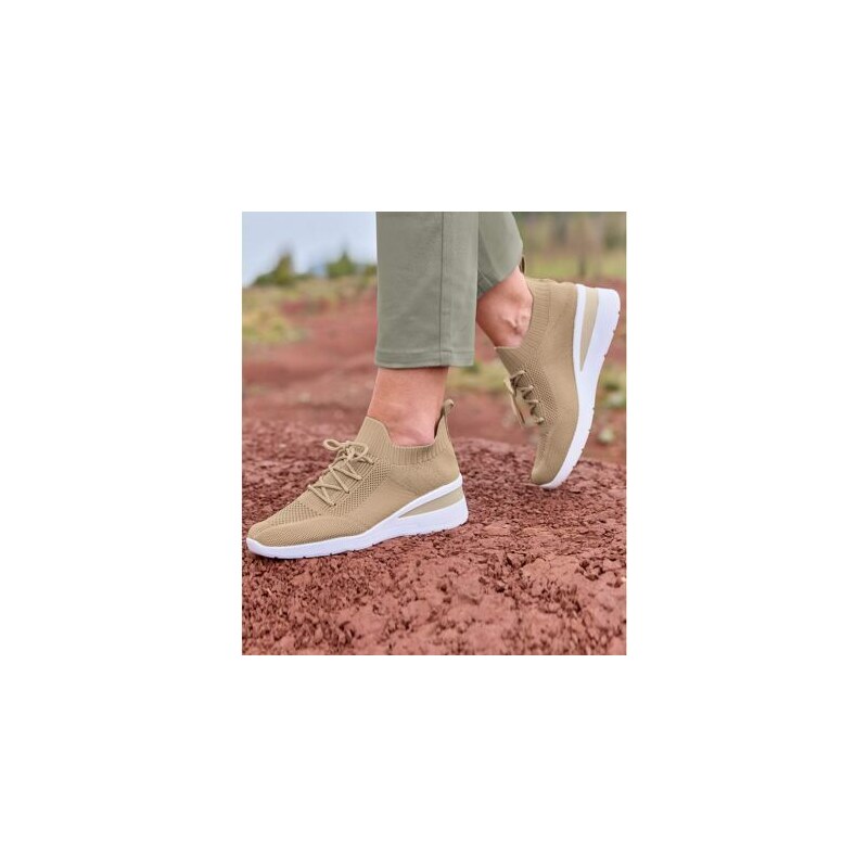 Béžové ponožkové tenisky Atlas For Men Béžová 62371898