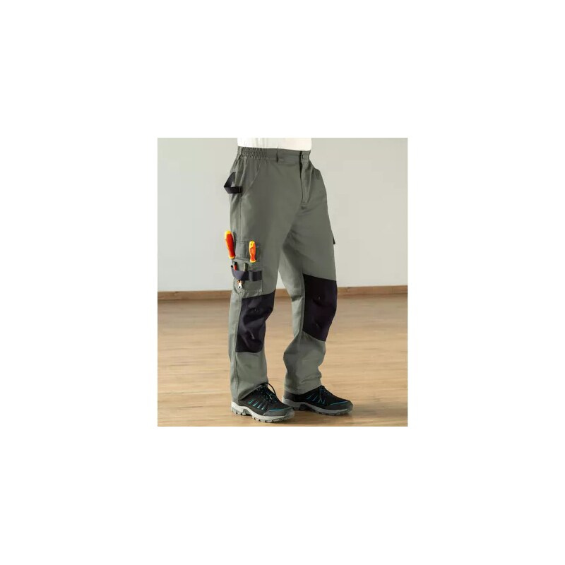 Pracovné nohavice s viacerými vreckami Atlas For Men Zelená 64129994