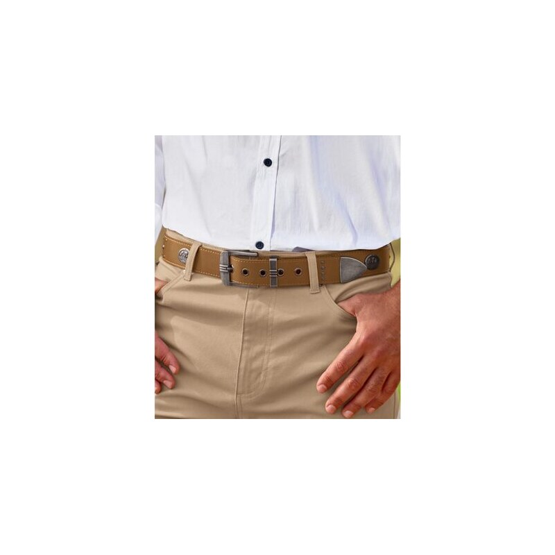 Vybíjaný opasok Atlas Atlas For Men Hnedá 65121763