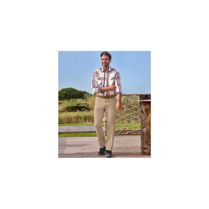 Sada 2 pohodlných strečových nohavíc Atlas For Men Čierna 64927928