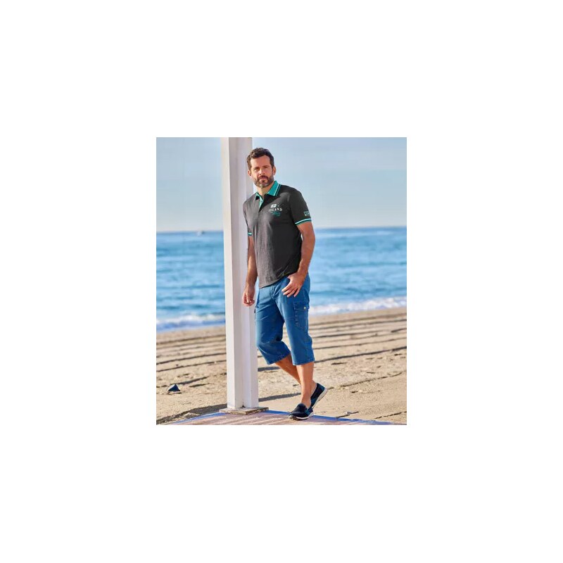 Pružné trojštvrťové kapsáčové rifle Atlas For Men Modrá 50337173