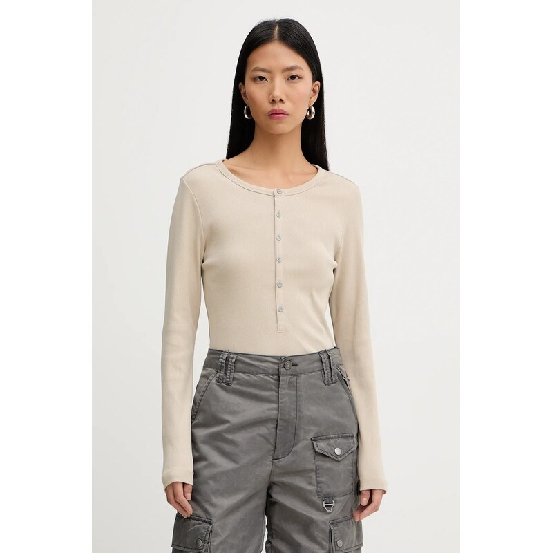 Tričko s dlhým rukávom G-Star Henley slim 66528014