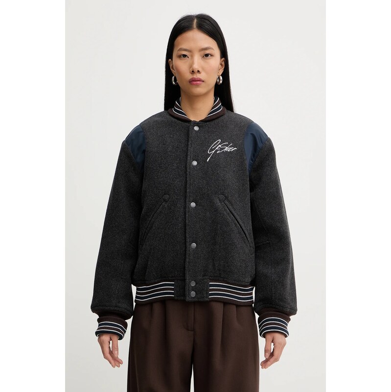 Bomber bunda s prímesou vlny G-Star Cropped Bomber 66528034