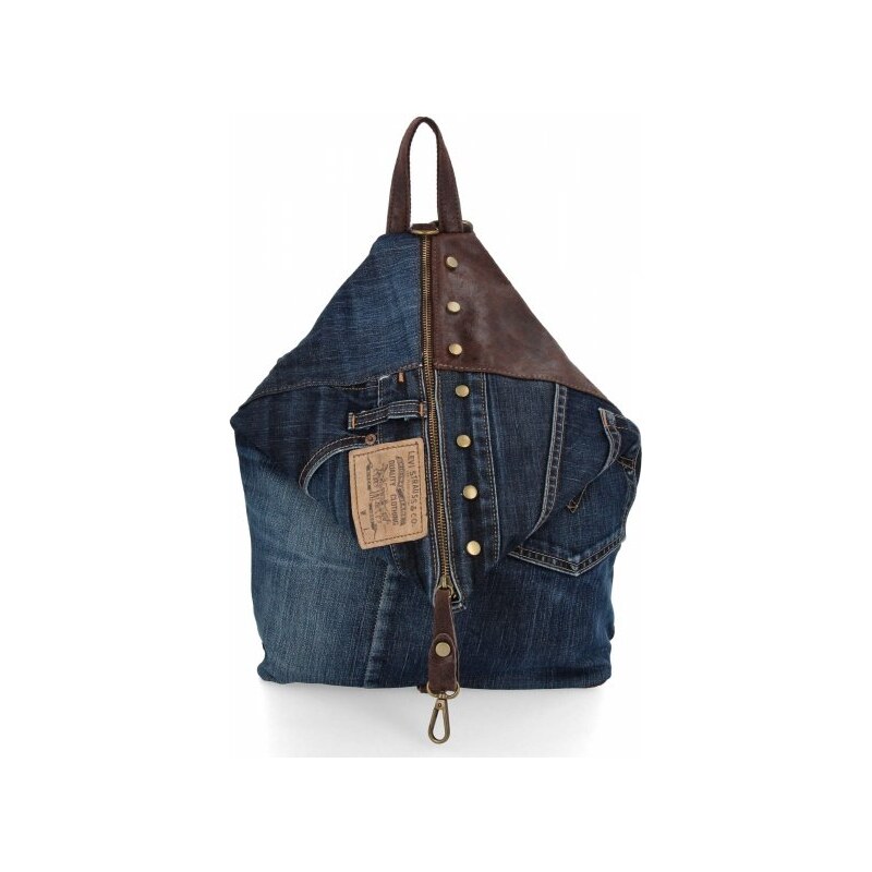 Vittoria Gotti Módny dámsky batoh vo veľkosti XL 5883 čokoládový 66528369