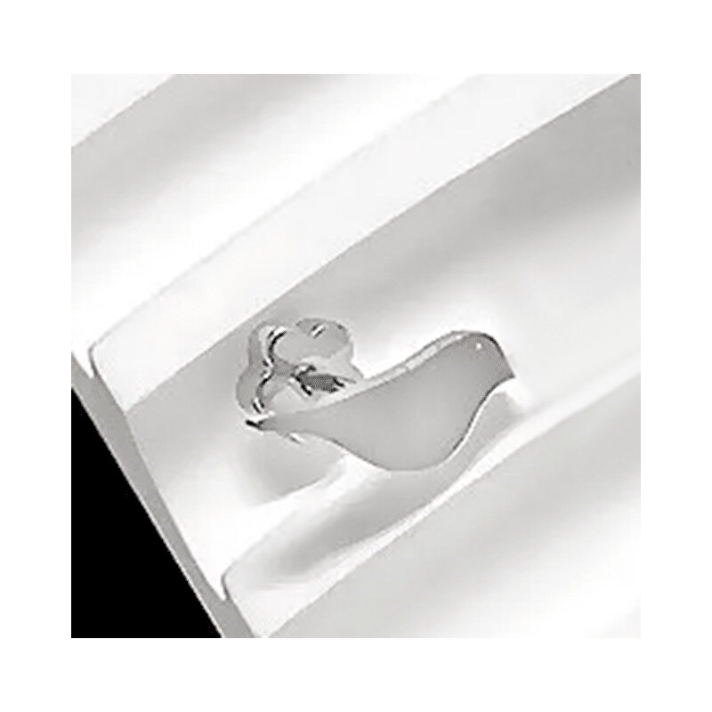 Oceľová náušnica Glare 834 66530693