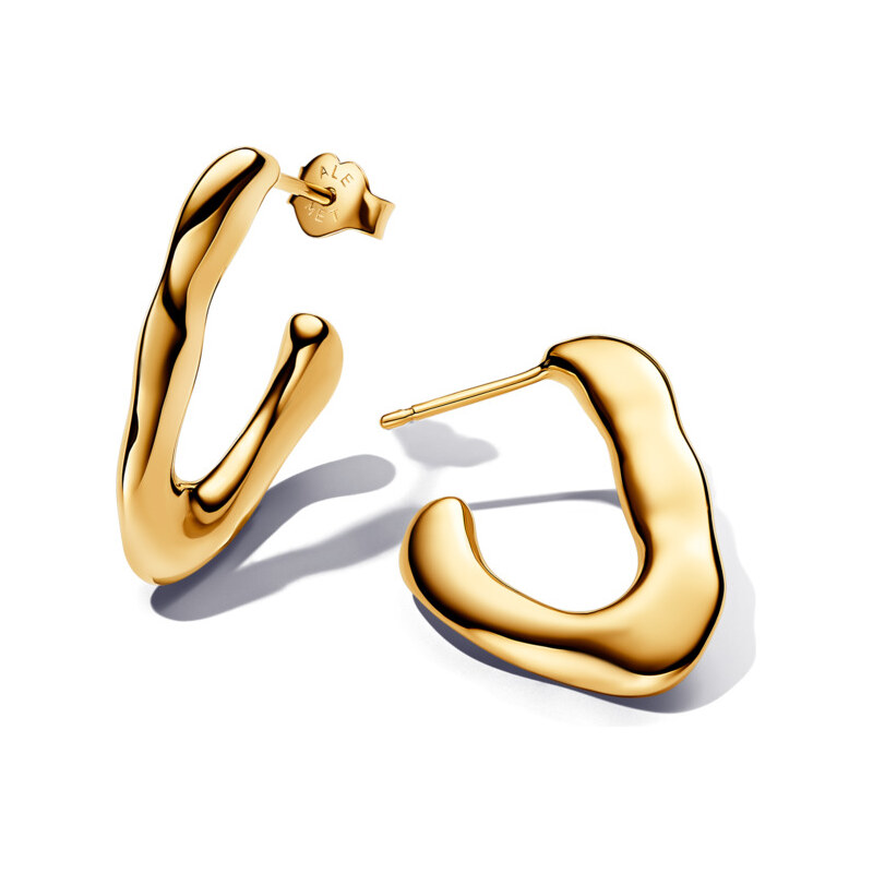 Pandora Štýlové pozlátené náušnice Essence Shine 263290C00 66595923