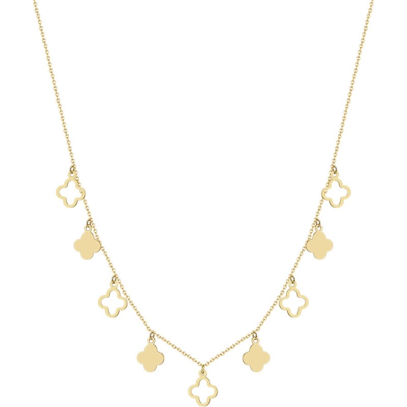 MAJYA Strieborná retiazka s príveskom LUCKY MILEY pozlátená 11947 66712526