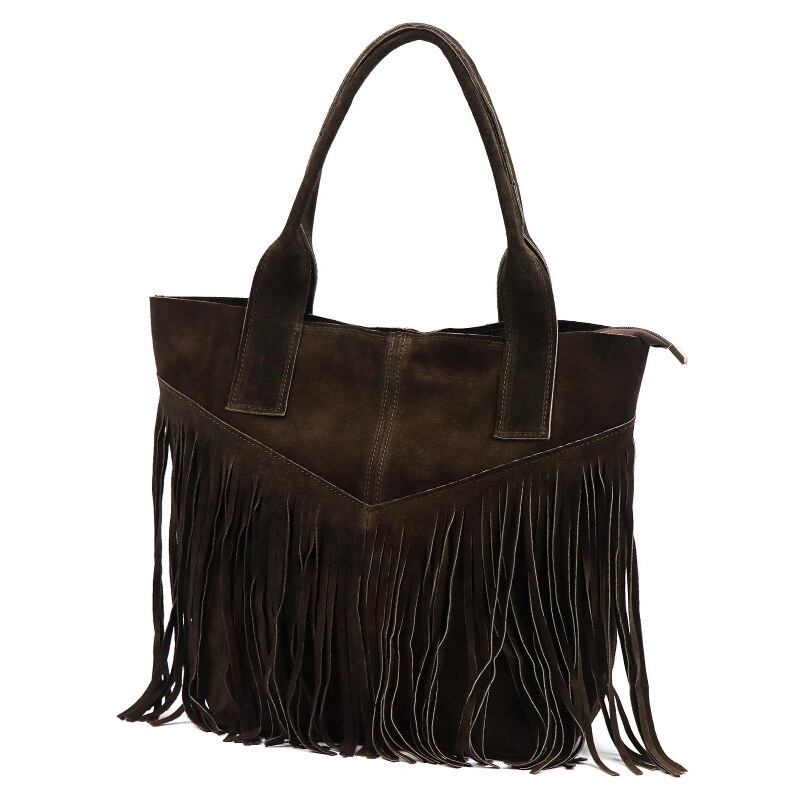 Kožená kabelka Luka hnedá KZ2258880 66531221