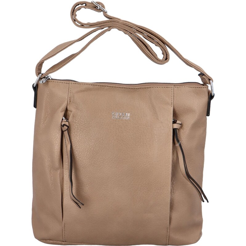 Coveri World Dámska crossbody kabelka taupe - Coveri Beakty taupe 67295206