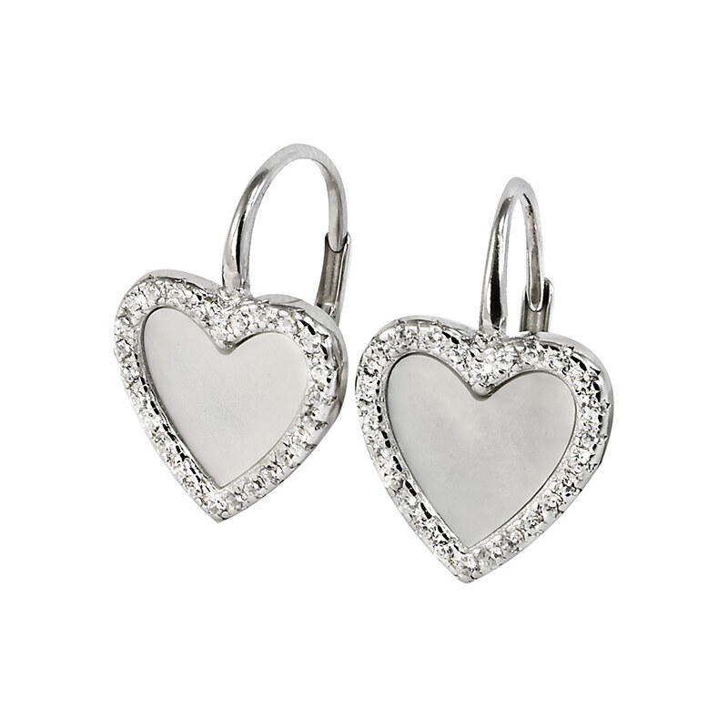 Strieborné náušnice Glare 941 66531261