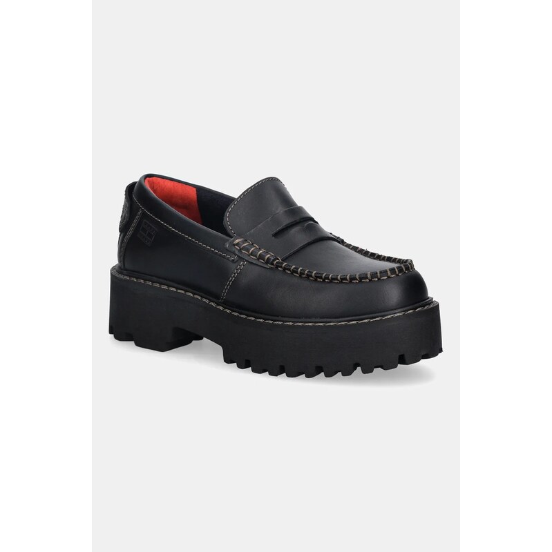 Kožené mokasíny Tommy Jeans ARCHIVE 01 LOAFER LEATHER 66555115