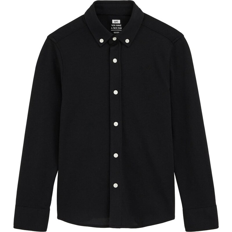 WE Fashion Košeľa čierna 66119662
