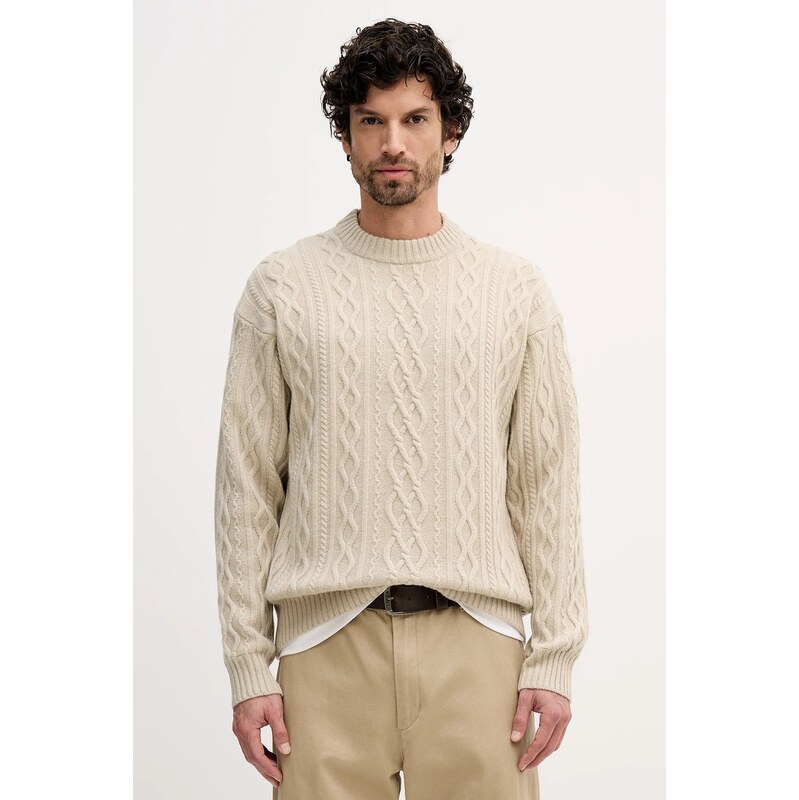 Vlnený sveter BOSS Orange Kableto 66555063