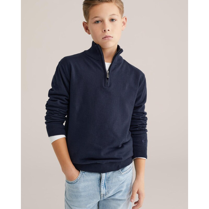 WE Fashion Sveter tmavomodrá 65582154