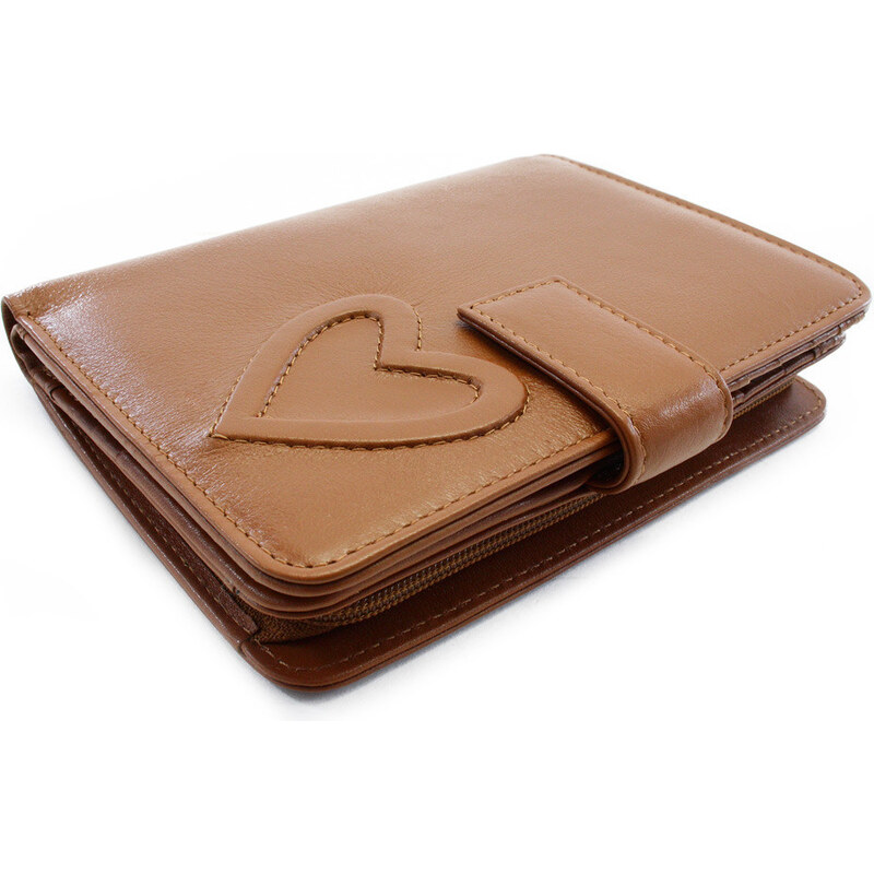 Arwel Kožená dámska peňaženka so zápinkou | svetlohnedá 511-1348-40 66532372