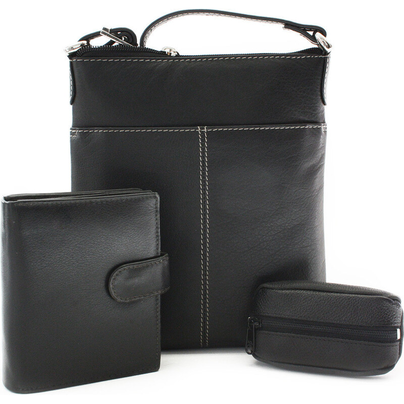 Arwel Sada dámskej kabelky, peňaženky a kľúčenky | čierna 412-3013 66532379