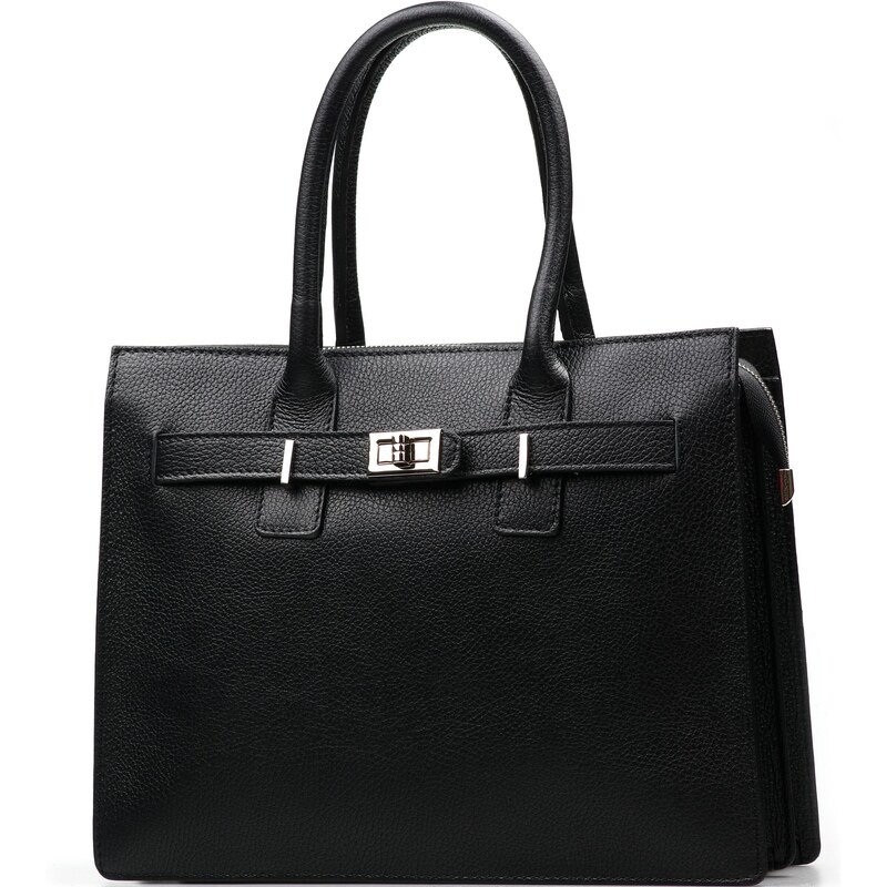 Blaire Kožená kabelka Kate čierna 66532743