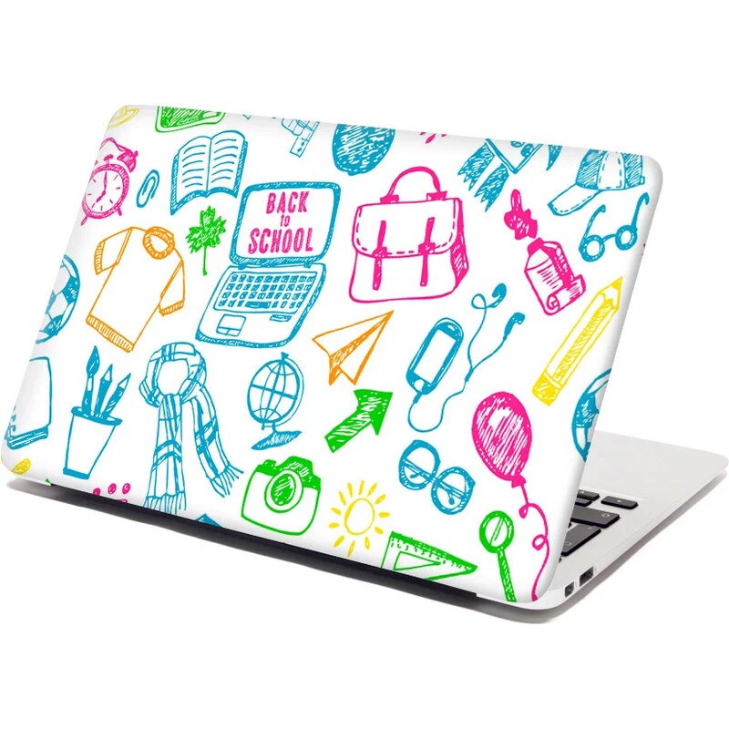 Sablio Samolepka na notebook Farebná škola 65099959