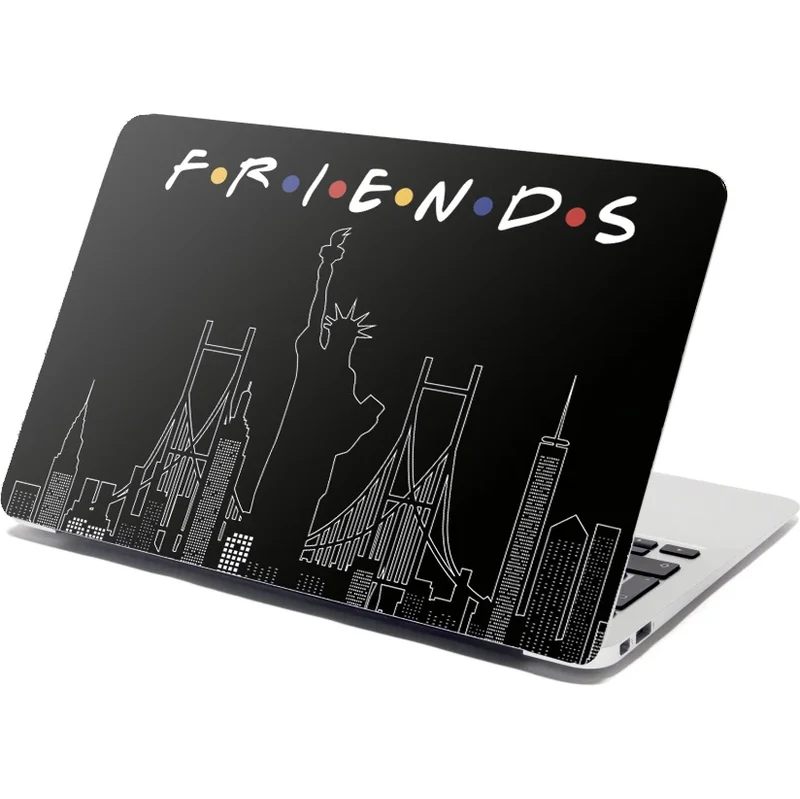 Sablio Samolepka na notebook Seriál Priatelia FRIENDS Obrysy 65112444