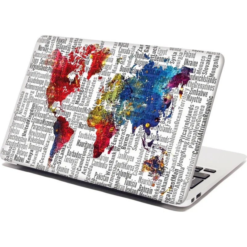 Sablio Samolepka na notebook Mená štátov 65098769