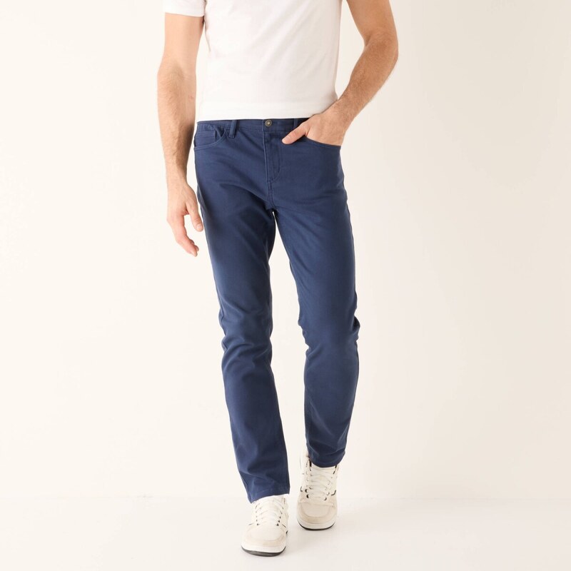 Nohavice s 5 vreckami a pružným pásom nám. modrá 054 Blancheporte 66552231