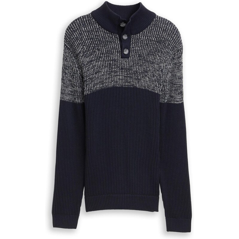 TOM TAILOR Sveter tmavomodrá / biela 66536562