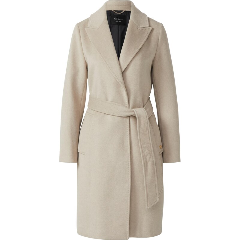 s.Oliver BLACK LABEL Prechodný kabát béžová 66536567