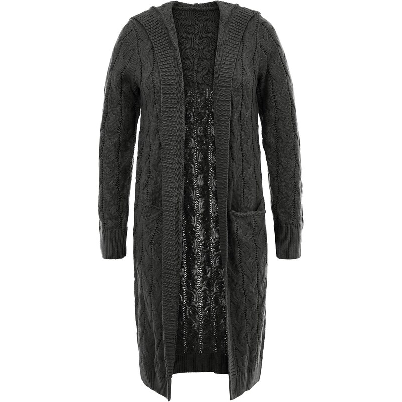 Imily Bela Pletený kabát tmavosivá 66536670