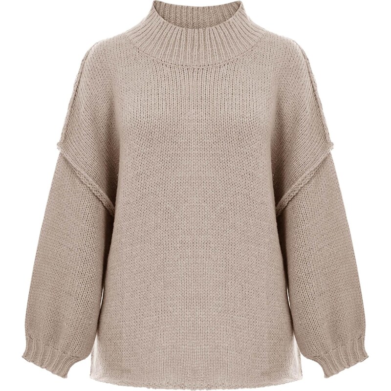 Imily Bela Sveter béžová melírovaná 66536681