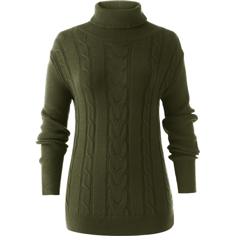 Imily Bela Sveter olivová 66536715