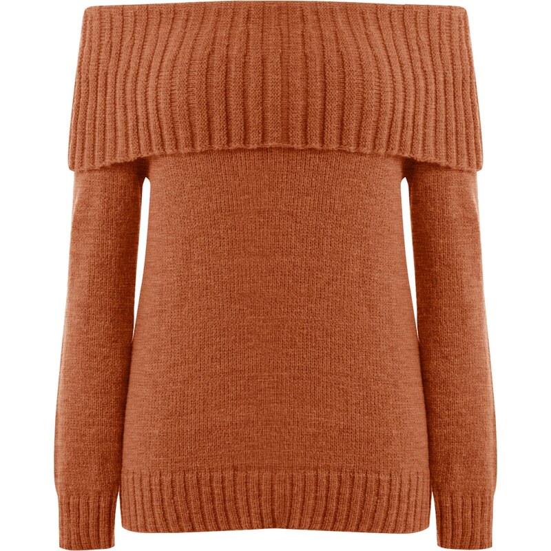 Imily Bela Sveter hnedá 66536696