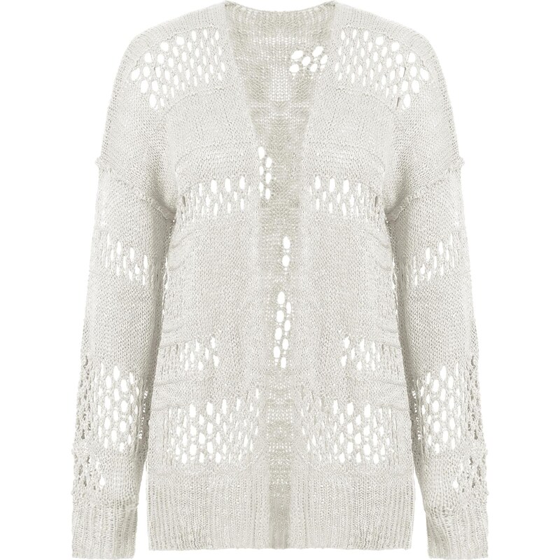 Imily Bela Kardigán šedobiela 66536712