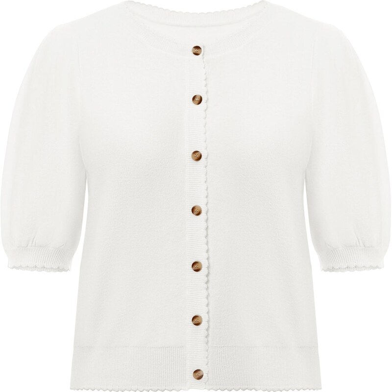 Imily Bela Kardigán biela 66536734