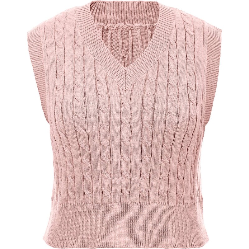 Imily Bela Sveter ružová 66536795