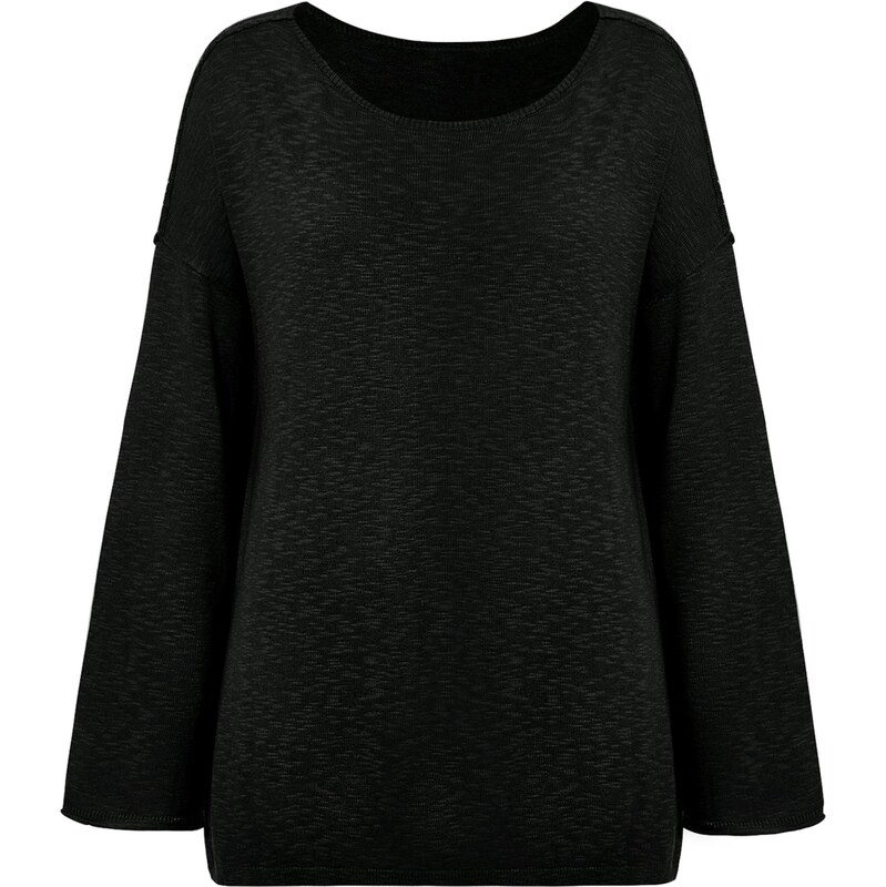 Imily Bela Sveter čierna melírovaná 66536823